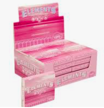 Boquillas Tips Pre-Enrolados Elements Pink Uni.